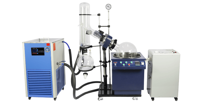 Rotavapor con Enfriador y Bomba