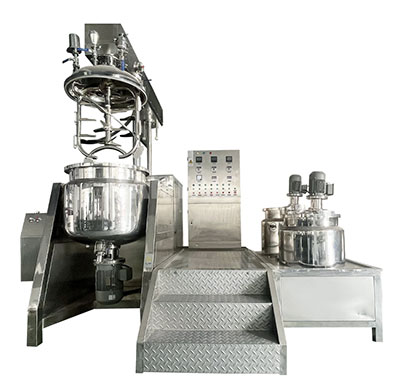 Máquina mezcladora emulsionante al vacío